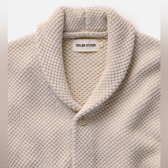 Taylor Stitch Cream Cardigan Sweater - Picture 5 of 13